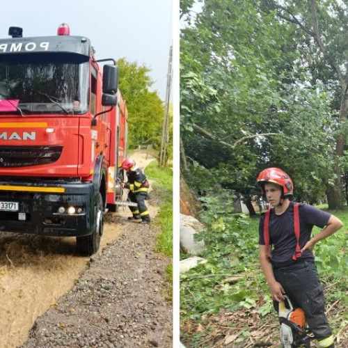 Manifestări hidrometeorologice de cod galben și portocaliu în Sighetu Marmației