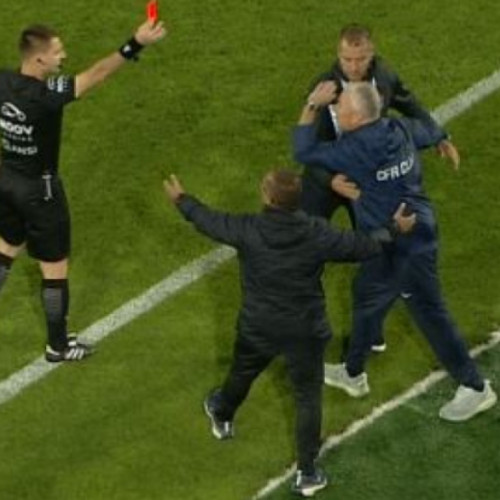 Antrenorul CFR Cluj, eliminat în urma unui meci tensionat contra celor de la CS U Craiova