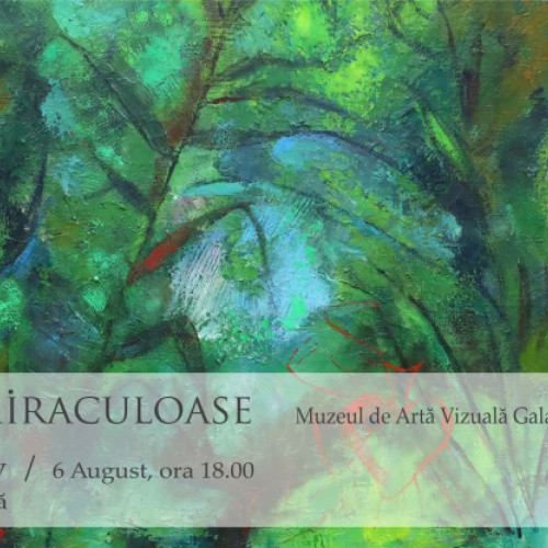 expoziție de artă contemporană la galeriile muzeului de artă vizuală din Iași