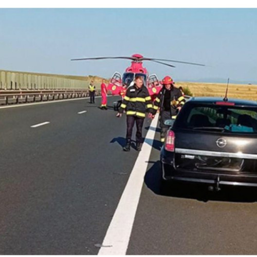 Accident grav pe autostrada A1 în zona Sustra