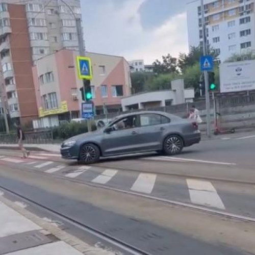 accident rutier la ieșirea din parcul sportiv "iuliu hatieganu"