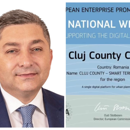 Consiliul județean Cluj a câștigat premiul național EEPA 2025 pentru digitalizare