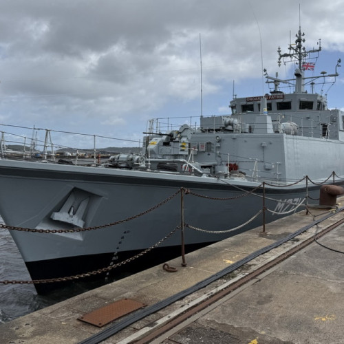 nava "capitan constantin dumitrescu" intră oficial în serviciul forțelor navale române