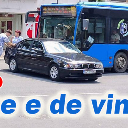 Accident la intersectia Bd. Unirii cu str. Ciucurete