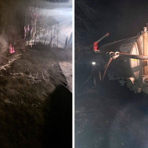 Incendiu provocat intenționat în Lipnița, gestionează autoritățile locale