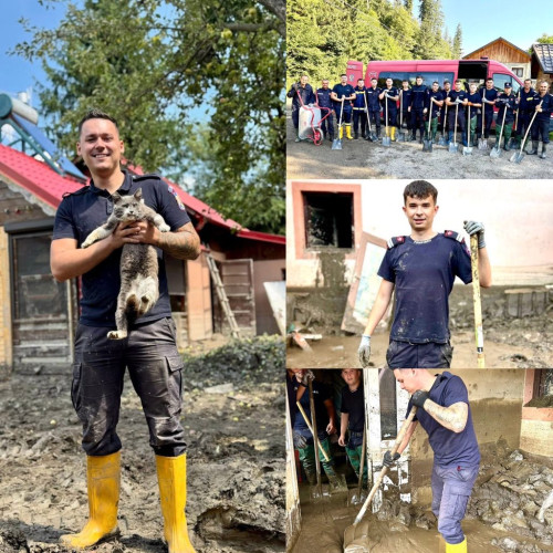 efort din partea pompierilor din gorj pentru sprijinirea comunitaților afectate de inundații în suceava