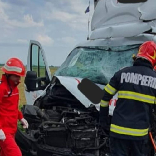 Accident rutier pe DN 72 în Dambovița
