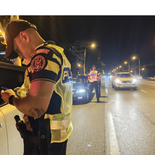 Trei șoferi, prinși în trafic de polițiști pentru conducere sub influența alcoolului sau fără drept