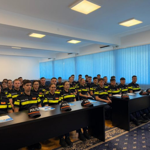 34 de elevi de la școlile de agenți de poliție încep stagii de practică la IPJ Botoșani până în februarie 2026