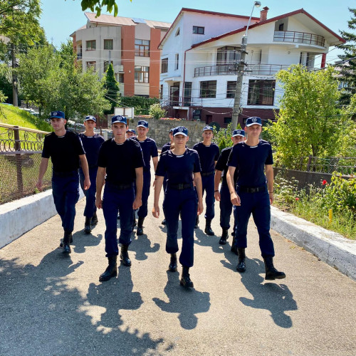Începerea stagiului de practică pentru elevii Școlii Militare de Subofițeri Jandarmi "Petru Rares" Fălticeni