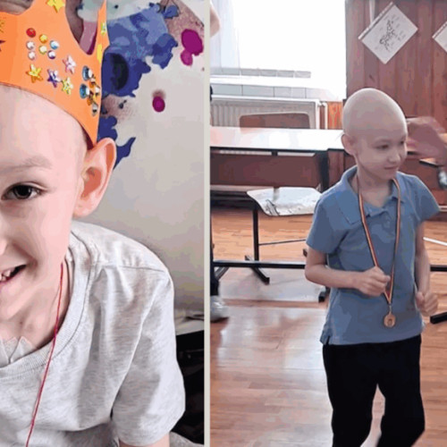 copilul de 8 ani care a câștigat „olimpiada cu viața” revine la control după un an de luptă pentru sănătate