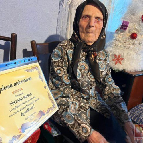 O femeie din Durneşti, celebrată la 109 ani, devine simbol al longevității în România