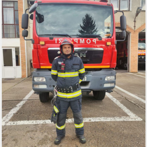 Doi pompieri au intervenit prompt în urma unui accident grav în Bihor