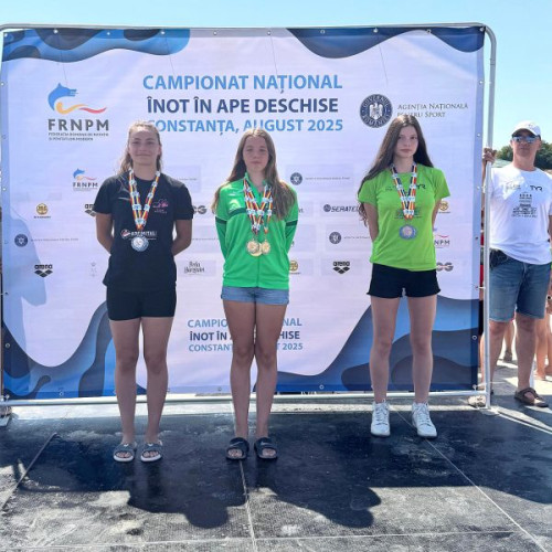 Sportivi de la CSM Ploiești, cu performanțe remarcabile la Campionatul Național de înot în ape deschise
