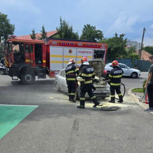 accident pe strada frunzisului din cluj-napoca, fără victime