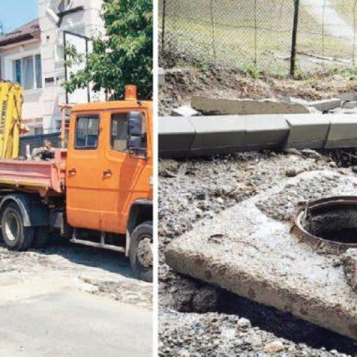 străzile din botoșani aflate în reabilitare sau recent asfaltate se rup la prima ploaie