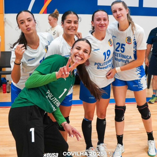 Handbalista gorjeană Diana Lascateu contribuie la medalia de bronz a echipei universitare din București în campionatele europene
