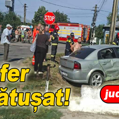 accident în satul lipia: un șofer a pierdut controlul volanului și a lovit doi pietoni