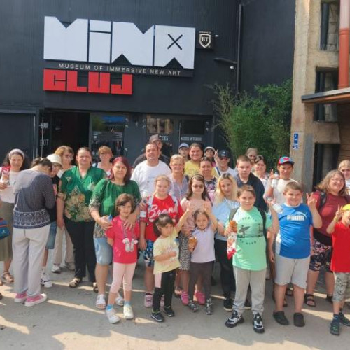 excursie la muzeul mina Cluj, un moment de bucurie pentru copiii cu nevoi speciale