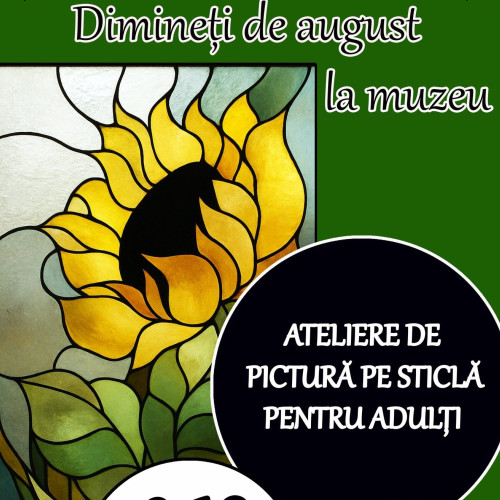 târg de pictură pe sticlă la muzeul județean botoșani în august 2025
