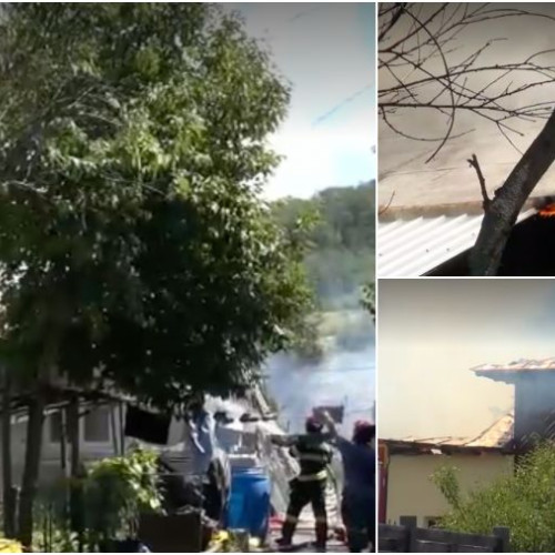 două case din comuna buhoci au fost mistuite de flăcări în august