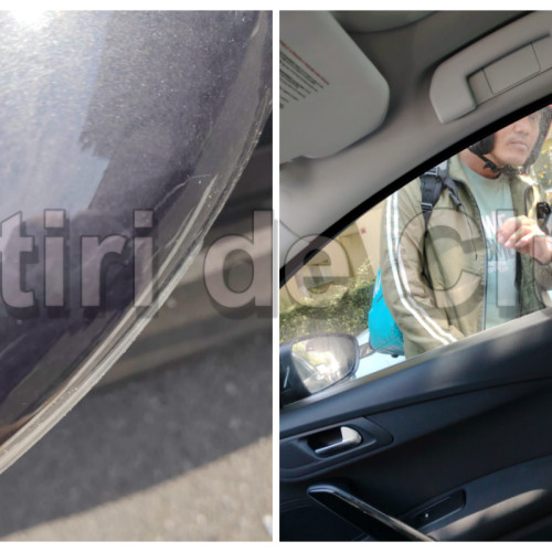 Un șofer din Cluj, rănit de un curier în trafic, reacționează după incident