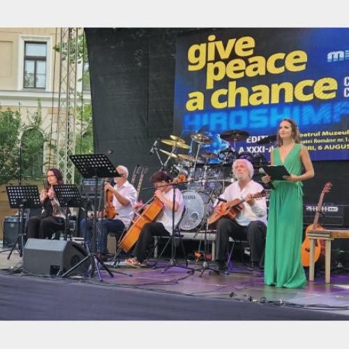 Concertul "Give Peace a Chance" comemorând 80 de ani de la Hiroshima s-a desfășurat la Muzeul Tarii Crișurilor