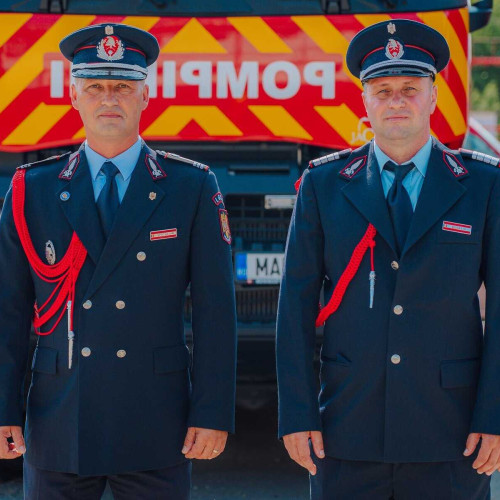 Trecere în rezervă la ISU Alba: doi colegi de seamă ai pompierilor