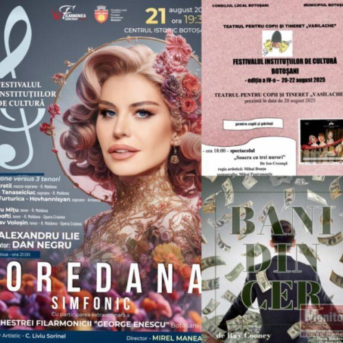 festivalul instituțiilor de cultură la Botoșani revine în a patra sa ediție