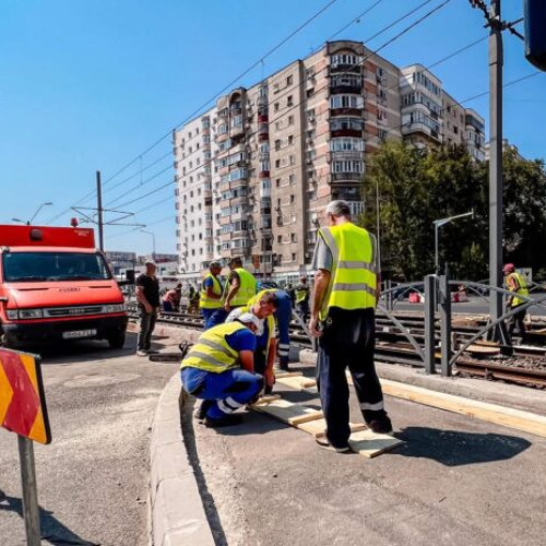 Lucrări de reparație pe carosabil în București pentru siguranța traficului