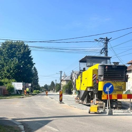 Restricții de circulație în zona Farmacia Veche din Brănești pentru modernizarea drumului județean