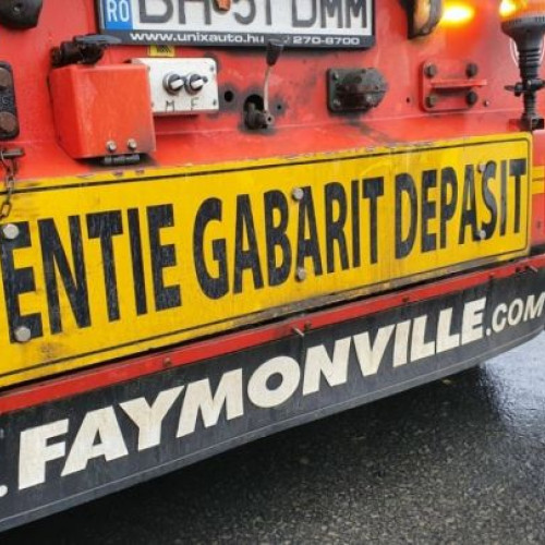 Trecerea a șase transporturi agabaritice prin România în această după-amiază