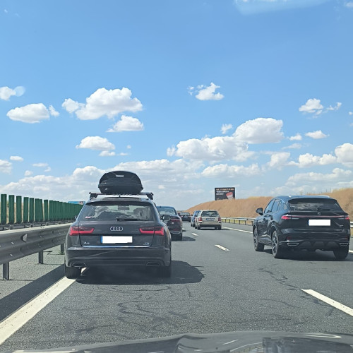 Accident pe autostradă în apropiere de Constanța