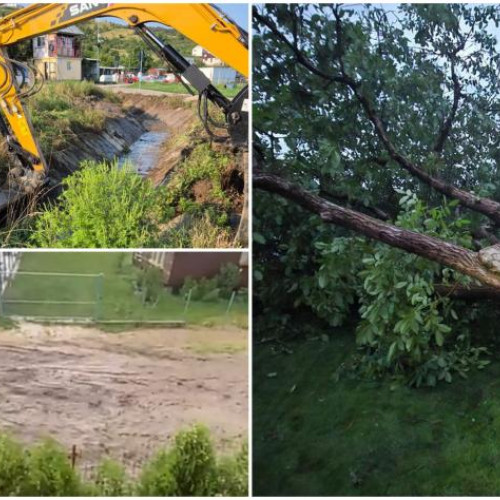 Primăria Apahida arrată pagubele provocate de vremea extremă