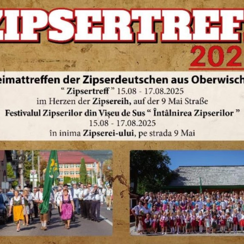 Festivalul zipserilor va avea loc în perioada 15-17 august la Viseu de Sus