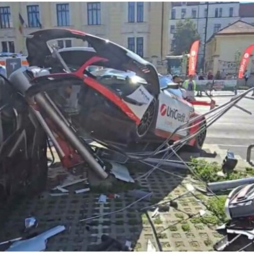 Fiul lui Mihai Leu, implicat într-un accident grav în timpul calificărilor la Super Rally Timișoara