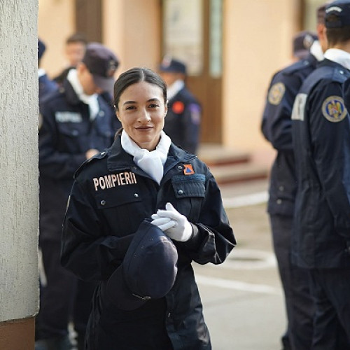 Denisa Lakatos, prima femeie din Satu Mare admisă la școala de subofițeri pompieri