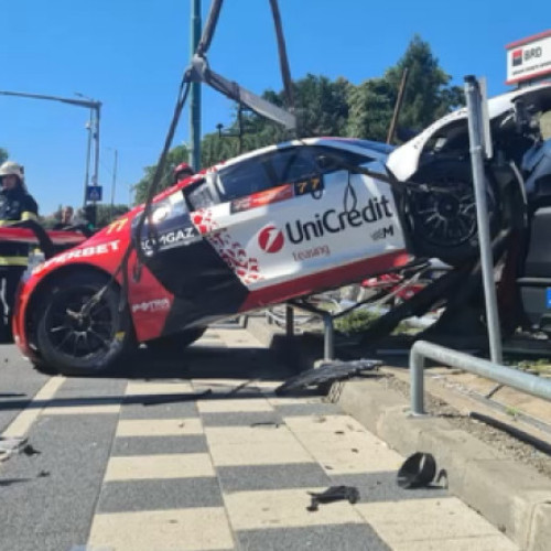 Accident în timpul unei curse de raliu la Timișoara, implicarea fiului lui Mihai Leu