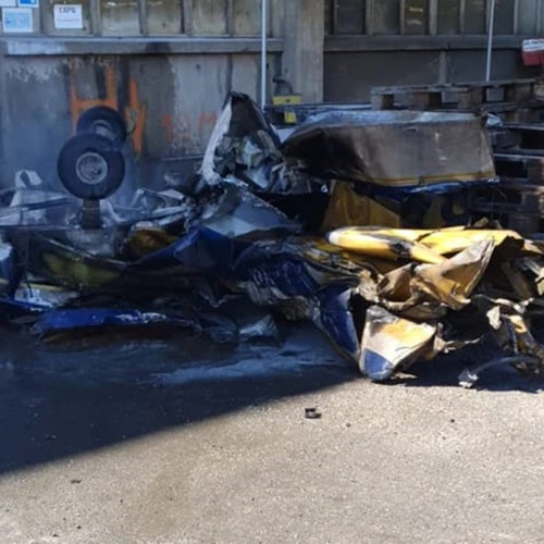 Accident grav în Arad. Două persoane au fost rănite