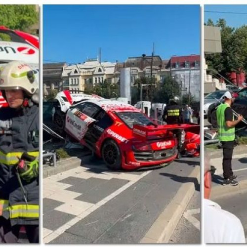 accident la super rally timișoara: fiul lui mihai leu implicat, copilot rănit