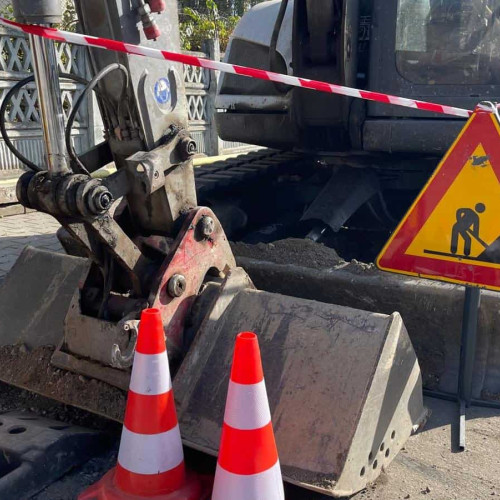 Avarie majoră la conducta principală de apă în zona străzii Decebal, Alba