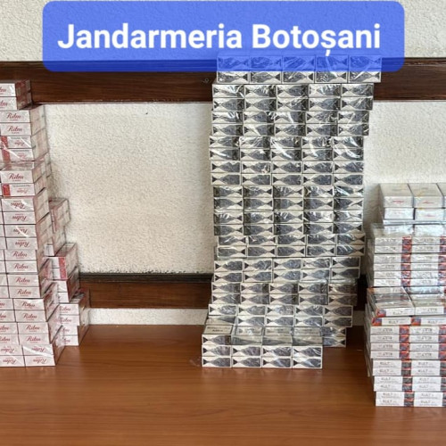 Un bărbat depistat cu peste 500 de pachete de țigări nedeclarate în Dorohoi
