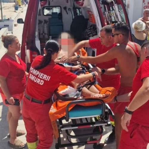 Salvare în Eforie după un incident de înec