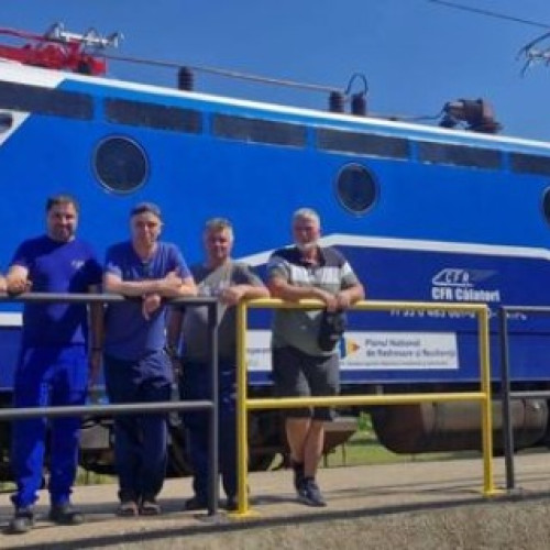 locomotivă electrică modernizată pentru CFR Călători finalizată după teste la Faurei
