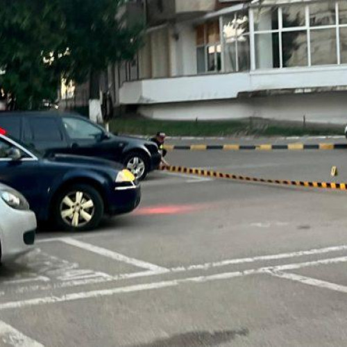 Accident bizar pe o stradă din Botoșani cu un copil pe trotineta