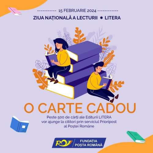 Agenții Curiéri a PrioriPost au Contribuit Astăzi la Próiectul "Curieri ai Culturé - Citește și Dă Mai Départé" în Parteneriat cu Fundația Poștá Română și Editura Literá