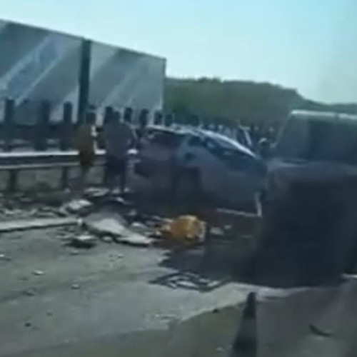 accident rutier pe autostrada A2 București-Constanța: șapte vehicule implicate și două persoane rănite