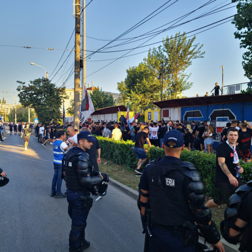 meci de fotbal între Otelul Galați și Rapid: măsuri de securitate speciale pe stadion