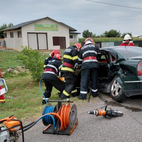 accident rutier pe E85 în satul Traian, județul Neamț