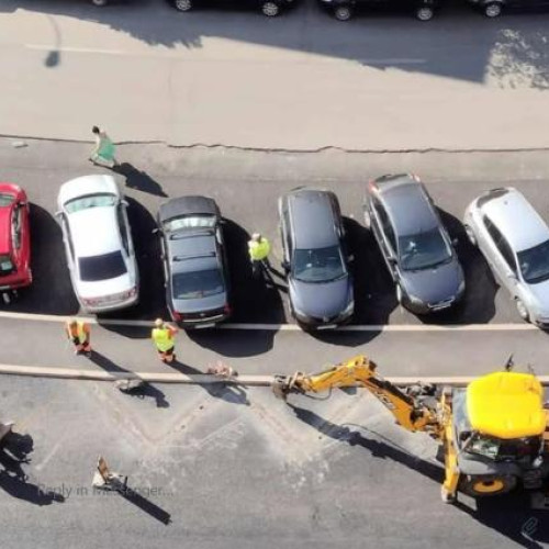 Nemulțumiri la Cluj-Napoca din cauza lucrărilor de reabilitare a parcărilor de pe strada Bucegi